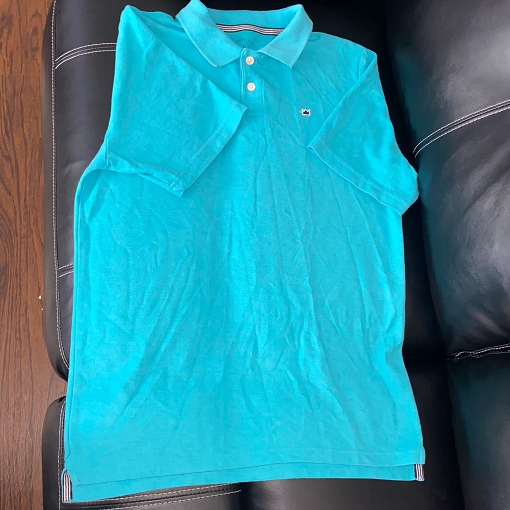 Teal short-sleeve shirt for boy’s